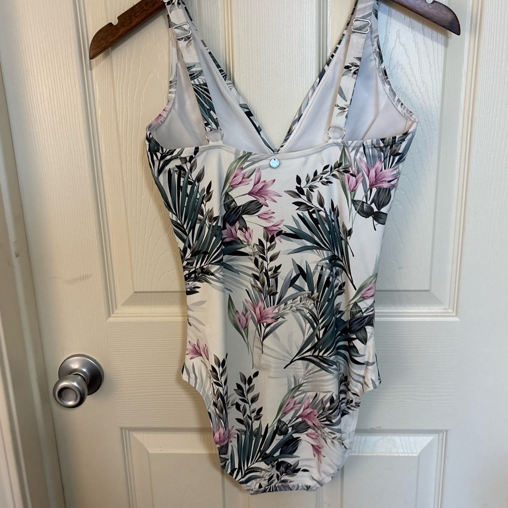 Azura Australia One Piece Swimsuit Floral Tropical spring swimsuit - Picture 4 of 8